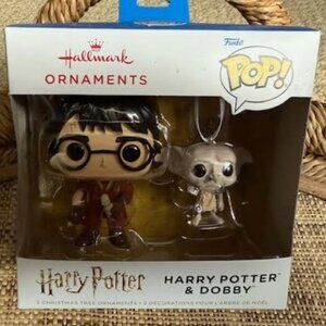 Harry Potter & Dobby Ornament * Hallmark Funko PoP Collection!  2025 ~ NEW * NIB